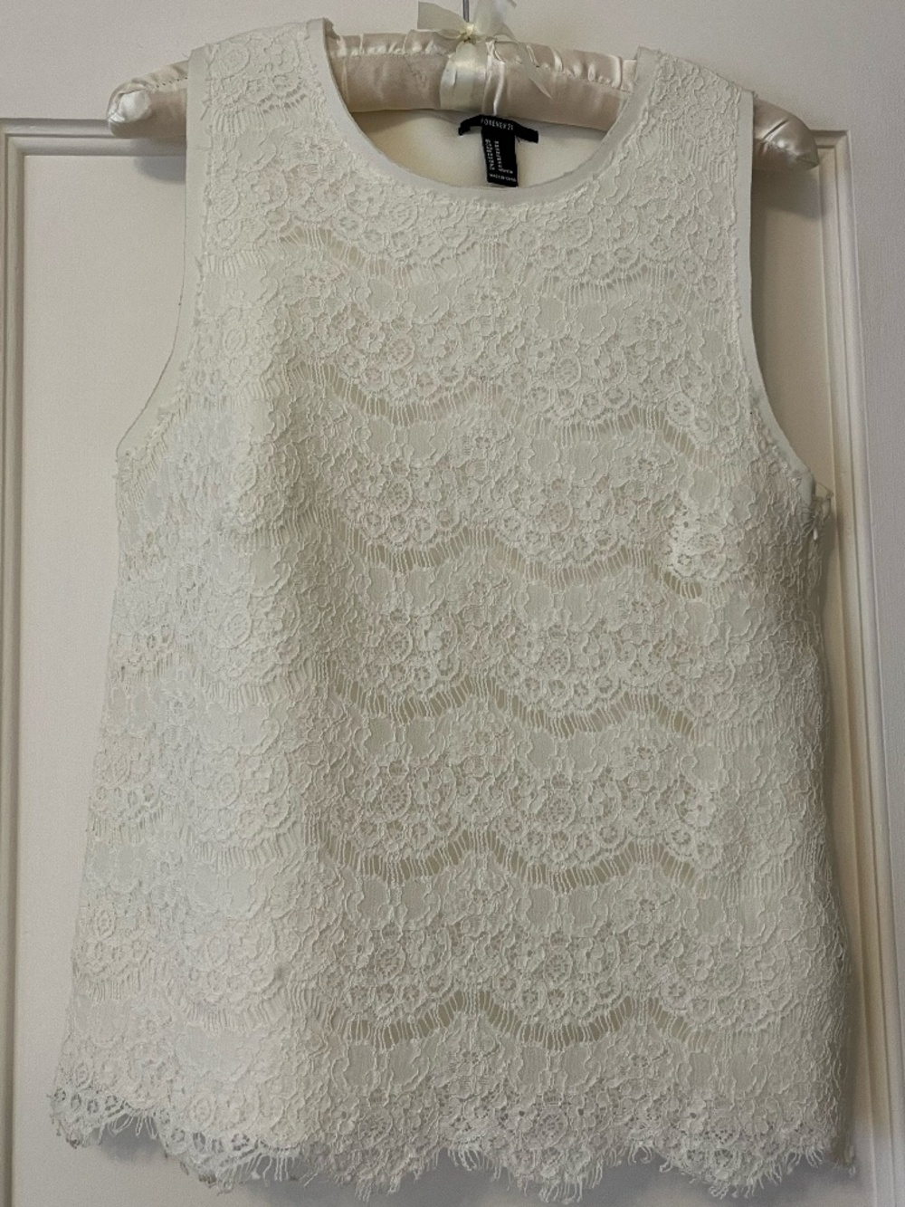White Forever 21 top size M